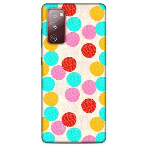 Samsung Galaxy S20 Fe Kılıf Pastel Renkler (30) Silicone Case Turkuaz Pembe