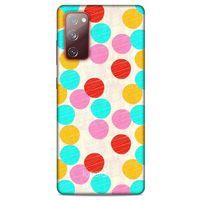 Samsung Galaxy S20 Fe Kılıf Pastel Renkler (30) Silicone Case Turkuaz Pembe