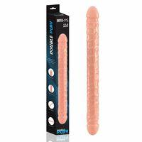 Ultra Soft Realistic Double Ended Dildo Yumuşak Doku Gerçekçi Çift Taraflı Büyük Boy Realistik Yapay Penis 43 CM