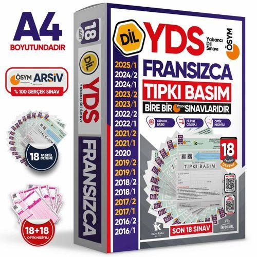 2026 YDS Fransızca ÖSYM Tıpkı Basım Çıkmış Soru Deneme Paketi 18li Fasikül SETİ