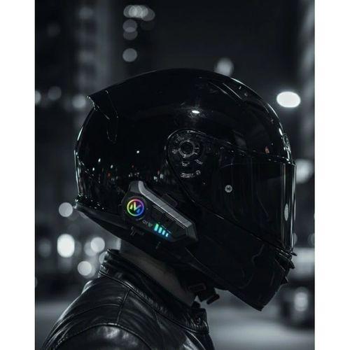 Bluetooth 5.3 Kask İçi Intercom Kulaklık 1000 M Mesafe 1000 Mah