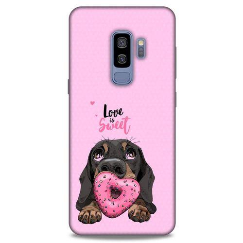 Animax Dachshund Donut Samsung Galaxy S9 Plus Kılıf Desenli Silikon