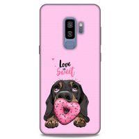 Animax Dachshund Donut Samsung Galaxy S9 Plus Kılıf Desenli Silikon