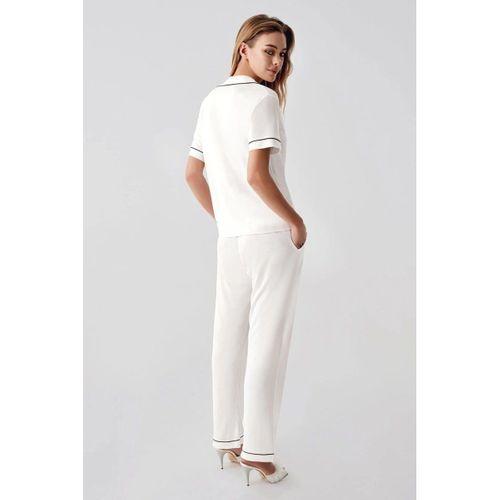 Freshness 324 Kadın 4'lü Sabahlıklı Şorlu Pijama Takımı