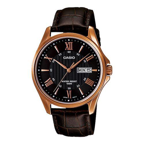 Casio MTP-1384L-1AVDF Quartz Deri Kahverengi 10 ATM 41 mm Erkek Kol Saati