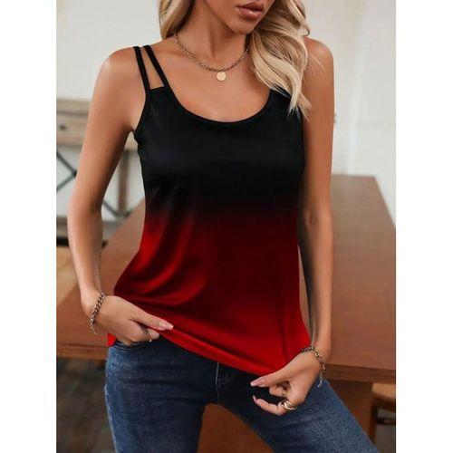 Kadın Askılı Yuvarlak Yaka Süprem Bluz