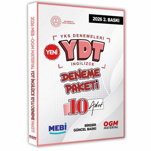 2026 ÖSYM YKS-YDT İngilizce MEBİ OGM Deneme Paketi Güncel 10lu Fasikül (Deneme Paketi) BASKI ÜCRETİ