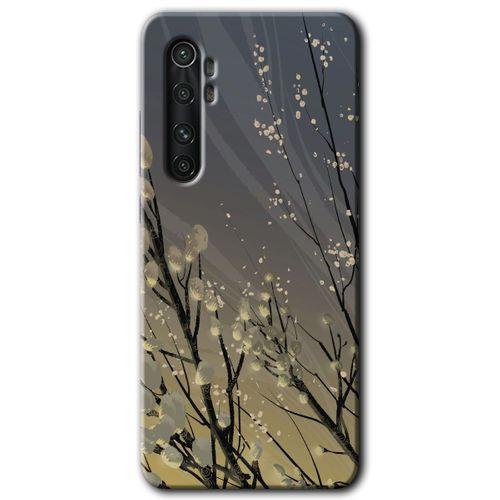 Xiaomi Mi Note 10 Lite Kılıf HD Desen Baskılı Arka Kapak - Branches Flowers