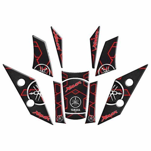 YAMAHA Yamaha Xmax 2018 - 2022 Uyumlu Tank Pad Set 011