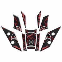 YAMAHA Yamaha Xmax 2018 - 2022 Uyumlu Tank Pad Set 011