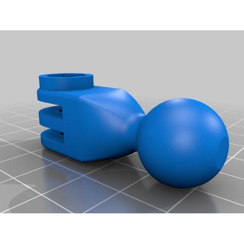 3-yollu 2.0 GoPro Mount yedek top eklemi GoPro Max-5148473 için