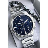 Slazenger Çelik Kordon İç Fonksiyonları Aktif 10 Atm+Bileklik Hediyeli Erkek Kol Saati VS.BLKT.0802