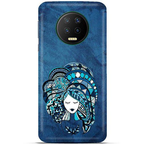 Lopard İnfinix Note 7 Uyumlu Kılıf Sürreal Yüzler ♀ (35) Fit Design Kılıf Baskılı