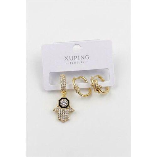 3'lü Xuping Küpe - Altın