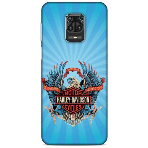 Xiaomi Redmi Note 9 Pro Uyumlu Kılıf Motorsiklet (1) Kılıfı Harley Davidson