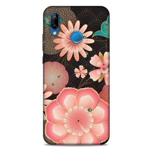 Huawei P20 Lite Kılıf Japonya (21) Koruyucu Kapak Japon Çiçekleri Vilmorin