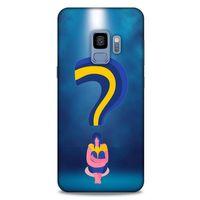 Samsung Galaxy S9 Kılıf Depresyon (12) Koruyucu Silikon Kırmızı Bordo