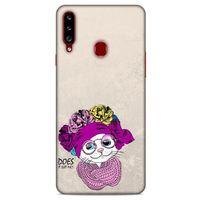 Animax Güllü Kedicik Samsung Galaxy A20s Kılıf Desenli Silikon