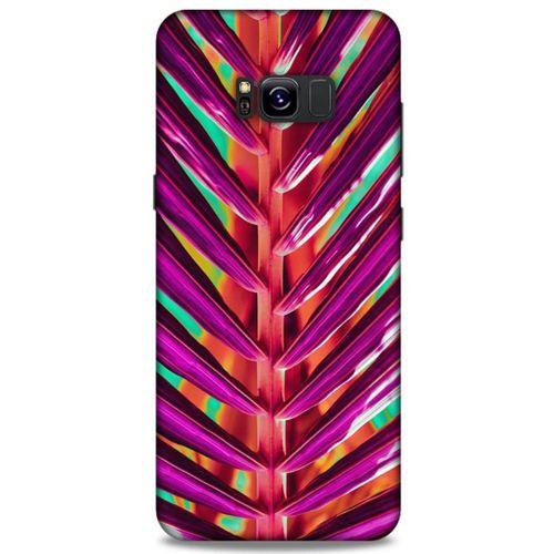 Lopard Samsung Galaxy S8 Plus Uyumlu Kılıf Bahar (41) Tank Kılıf Mor