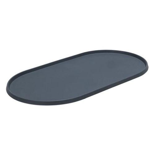 Beeztees DBL Mama Su Kabı Servisi, Silikon, Kaymaz, Antrasit, 55x30x1,7cm