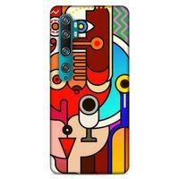 Lopard Xiaomi Mi Note 10 Pro Uyumlu Kılıf Soyut Sanat (8) Desenli Baskılı Kılıf