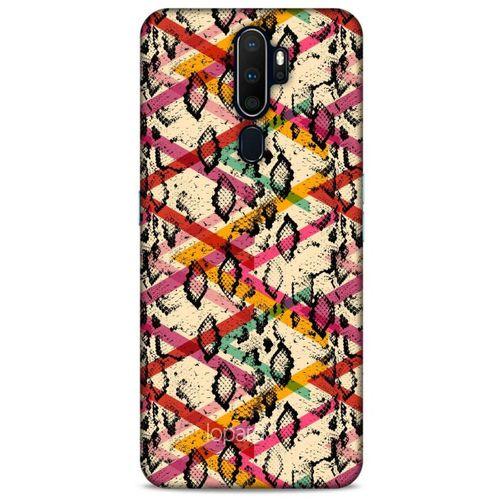 Oppo A5 2020 Kılıf Pastel Renkler (14) Lansman Kılıf Kırmızı Krem