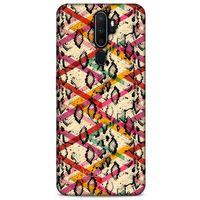 Oppo A5 2020 Kılıf Pastel Renkler (14) Lansman Kılıf Kırmızı Krem