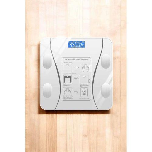 Akıllı Tartı Dijital Baskül Yağ Su Kas Vücut Kitle Kilo Ölçer Tartı