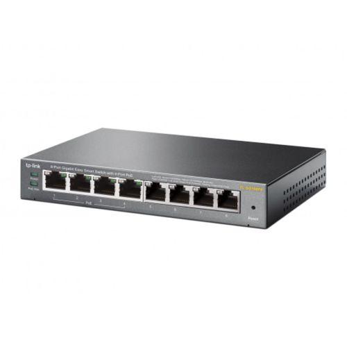 TP-LINK TL-SG108PE, 8 Port, GigaBit, 4 Port PoE 64W, Easy Smart, Yönetilebilir, Metal Kasa, Masaüstü Switch