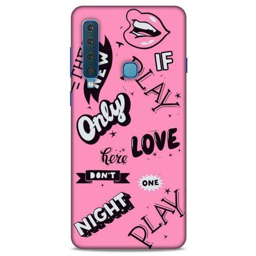 Samsung Galaxy A9 2018 Uyumlu Kılıf Pembe Delisi (42) Rugged Armor Kılıf Tipografi