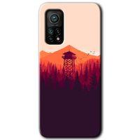 Xiaomi Mi 10T Pro HD Baskılı Kılıf + 9D Tam Ekran Koruyucu - Gözlem Kulesi