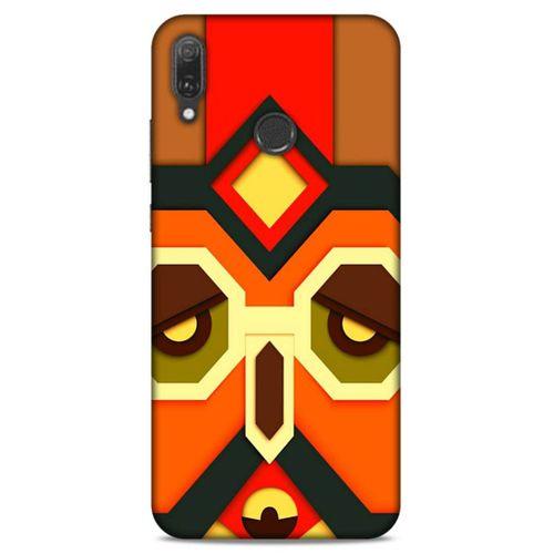 Lopard Huawei Y9 2019 Uyumlu Kılıf Soyut Sanat (6) Desenli Silikon Kılıf