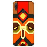 Lopard Huawei Y9 2019 Uyumlu Kılıf Soyut Sanat (6) Desenli Silikon Kılıf