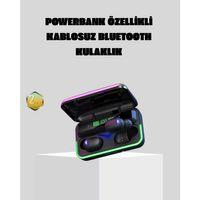 Kablosuz  Kulaklığı Powerbank Şarj Kutulu Rgb 5.1