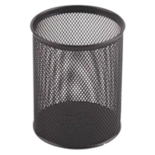 GLOBOX DELİKLİ ÇÖP KOVASI METAL SİYAH