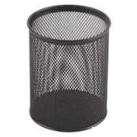 GLOBOX DELİKLİ ÇÖP KOVASI METAL SİYAH