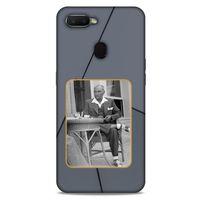 Oppo Ax7 Kılıf Atatürk (31) TPU Kılıf Koyu Gri