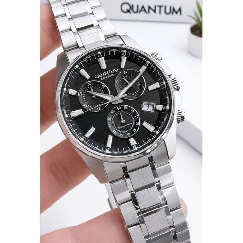 Quantum Sapphire Camlı İtalyan Bileklik Hediyeli 2 Yıl Garantili 10 Atm Erkek Kol Saati 1122.351