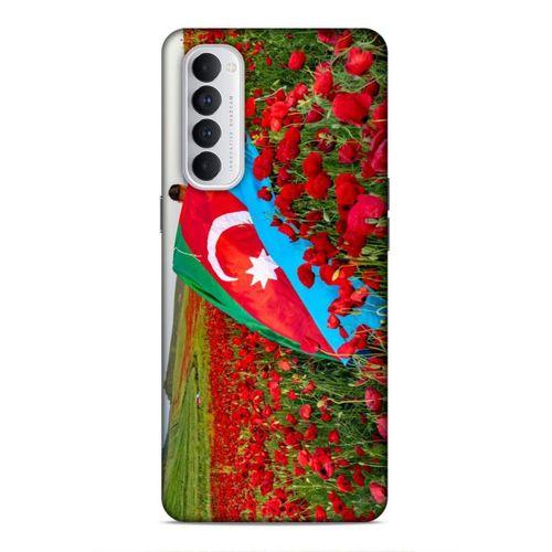 Oppo Reno 4 Pro Uyumlu Kılıf Azarbaijan (8) Baskılı Kılıf Azərbaycan Lale