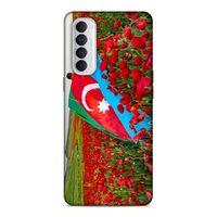 Oppo Reno 4 Pro Uyumlu Kılıf Azarbaijan (8) Baskılı Kılıf Azərbaycan Lale