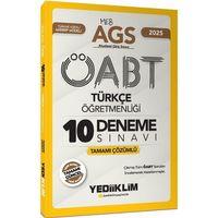 2025 MEB AGS ÖABT Türkçe Öğretmenliği Tamamı Çözümlü 10 Deneme Sınavı Yediiklim Yayınları