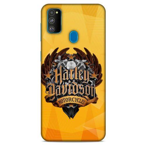 Samsung Galaxy M30s Uyumlu Kılıf Motorsiklet (37) Silicone Cover Harley Davidson