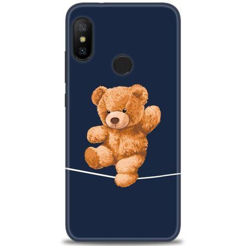 Xiaomi Mi A2 Lite Kılıf HD Baskılı Kılıf - İpteki Teddy + Tam Ekran Koruyucu