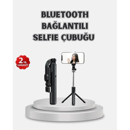 Kablosuz Bluetooth Selfie Çubuğu – 360° Dönebilir Başlık, Taşınabilir Ve Şık Tasarım