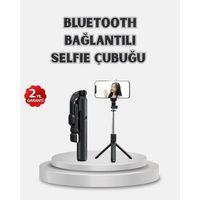 Kablosuz Bluetooth Selfie Çubuğu – 360° Dönebilir Başlık, Taşınabilir Ve Şık Tasarım