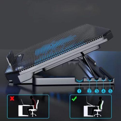 Ayarlanabilir Yükseklik Kademeli Laptop Soğutucu Fan