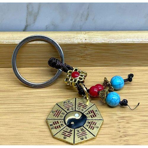 Metal Yin Yang Anahtarlık