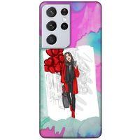Lopard Samsung Galaxy S21 Ultra Uyumlu Kılıf Sokak Modası (76) Tpu Silikon Kılıf