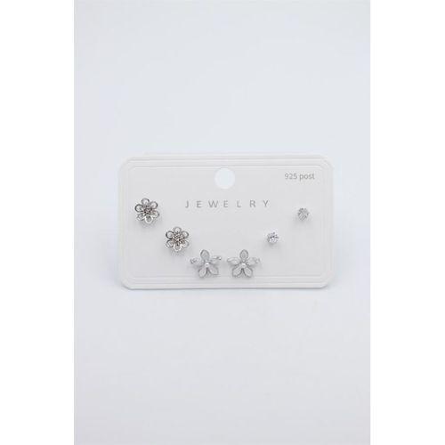 Çoklu Set Küpe - Gümüş