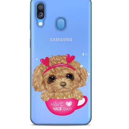 Zoologix (79) Samsung Galaxy A40 Şeffaf Kılıf Silikon Desenli